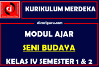 Modul Ajar Seni Budaya SD Kelas 4