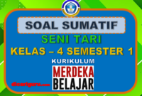 Soal Sumatif Seni Tari Kelas 4 Semester 1