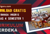 Soal STS Bahasa Inggris Kelas 4 Semester 1