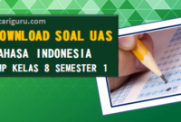 Soal Sumatif PAS/UAS Bahasa Indonesia Kelas 8 Semester 1