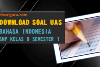 Soal Sumatif PAS/UAS Bahasa Indonesia Kelas 9 Semester 1