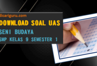 Soal Sumatif PAS/UAS Seni Budaya Kelas 9 Semester 1