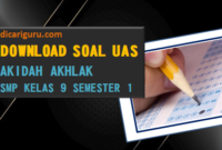 Soal Sumatif PAS/UAS Akidah Akhlak Kelas 9 Semester 1