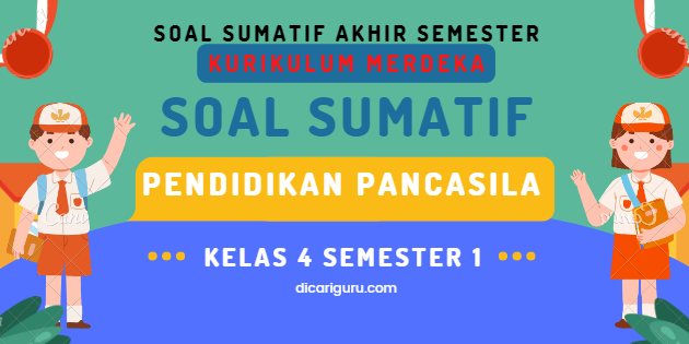 Soal Sumatif UAS PPKN Kelas 4 Semester 1 Kurikulum Merdeka