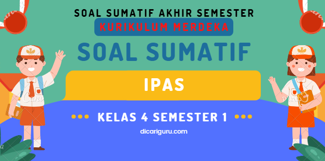 Soal Sumatif UAS IPAS Kelas 4 Semester 1 Kurikulum Merdeka