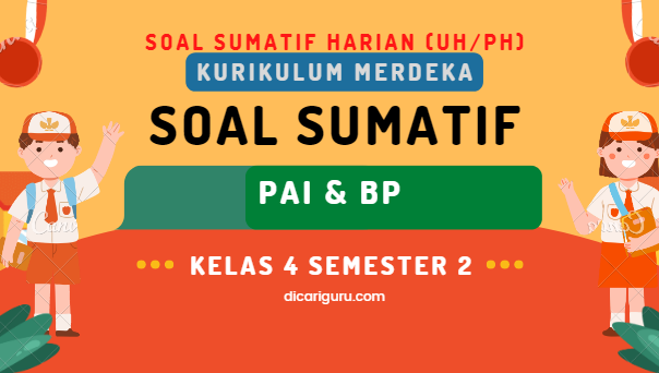 Soal Sumatif Harian PAI Kelas 4 Semester 2