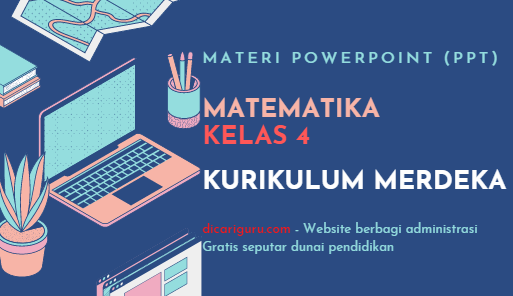 Materi Powerpoint (PPT) MTK Kelas 4 Kurikulum Merdeka