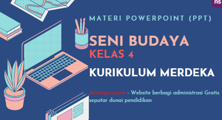 Materi Powerpoint (PPT) Seni Budaya Kelas 4 Kurikulum Merdeka