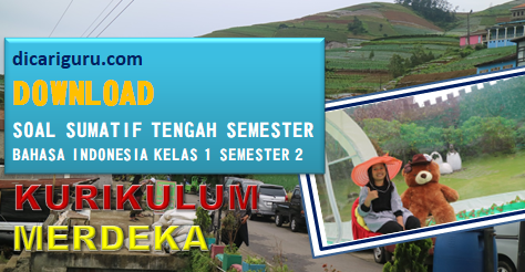 Sumatif Tengah Semester Bahasa Indonesia Kelas 1 Semester 2