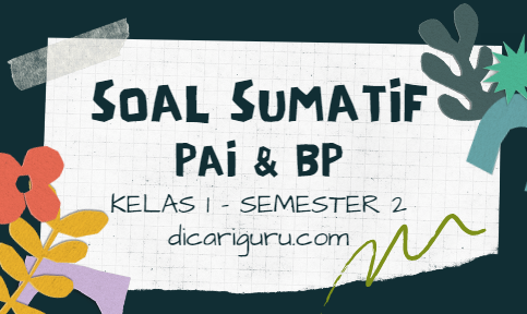 Soal Sumatif Harian PAI Kelas 1 Semester 2