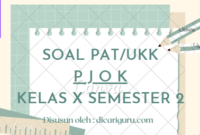 Soal Sumatif PAT PJOK Kelas 10 Semester 2