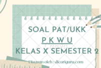 Soal Sumatif PAT PKWU Kelas 10 Semester 2