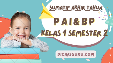 Soal Sumatif Akhir Tahun PAI Kelas 1 Semester 2