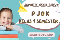 Soal Sumatif Akhir Tahun PJOK Kelas 1 Semester 2