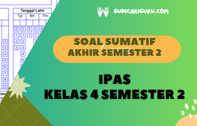 Soal Sumatif Akhir Tahun IPAS Kelas 4 Semester 2