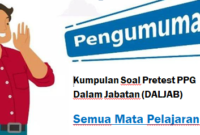 Kumpulan Soal Pretest / UP PPG Daljab